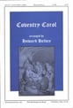 Coventry Carol SATB choral sheet music cover